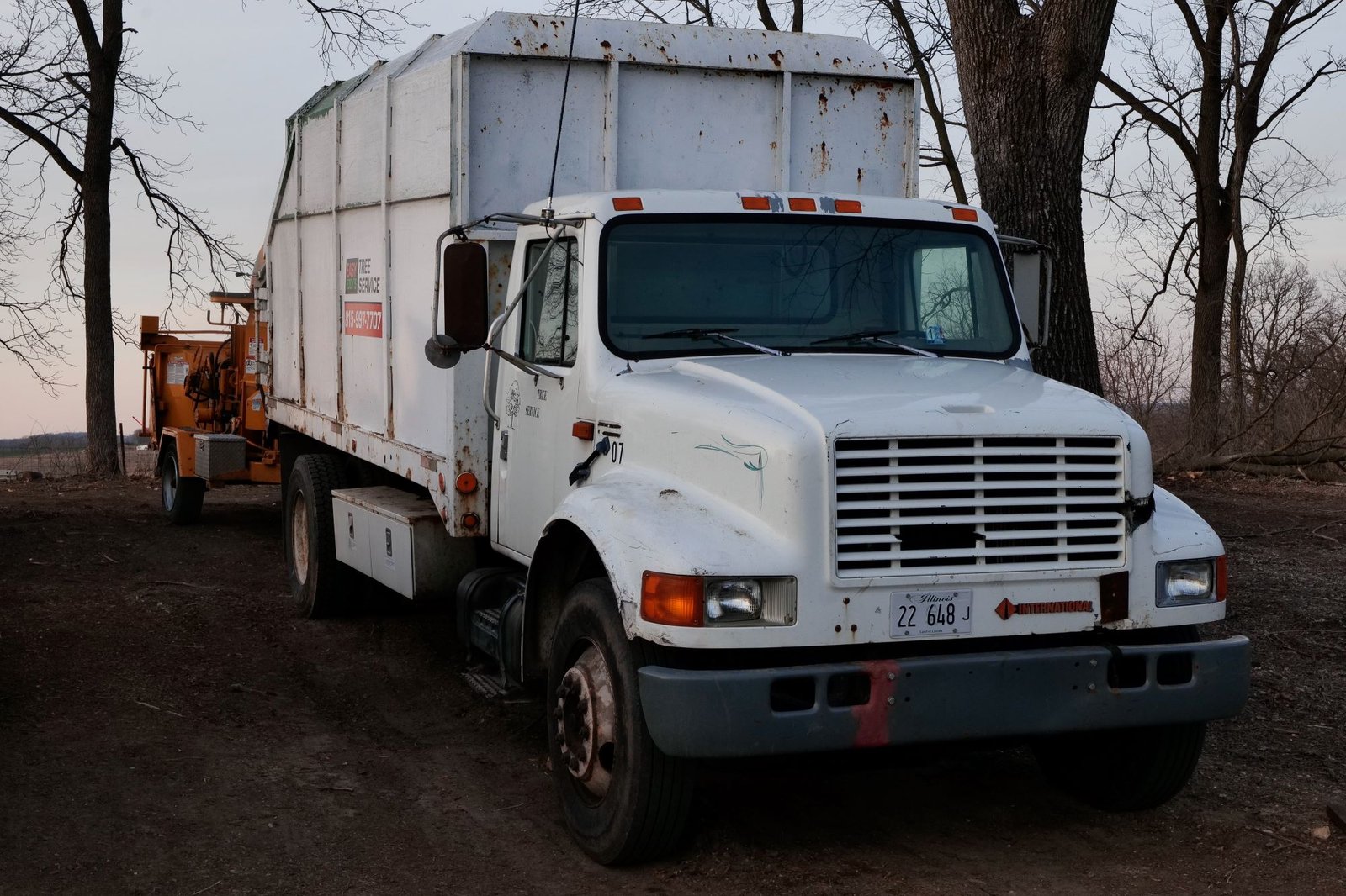 tree chipper truck Rockford